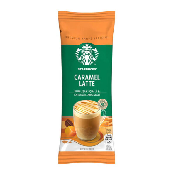 قهوه نسکافه فوری کارامل لاته تاریخ انقضا 2025.09استارباکس 21/5 گرمی Starbucks