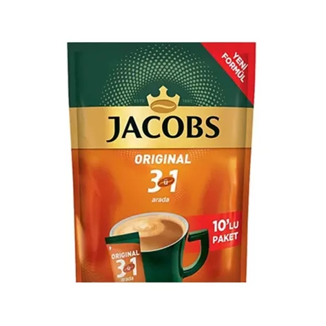 پودر قهوه 10 عددی فوری 3 در 1 جاکوبز Jacobs
